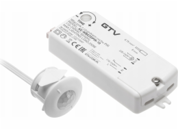 GTV přepínač GTV AE-WBEZDPIR-10 bezkontaktní pir 230V 250W kabel 2m bílý
