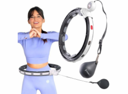 HMS HHM15 HULA HOP ČERNÝ S MAGNETEM A ZÁVAŽÍM + POČÍTADLO HMS