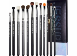 NoName JESSUP_SET Sada dvanácti štětců na make-up Pro Eyeshadow Brush T339