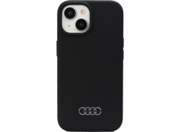 Audi Silikonový kryt Audi pro iPhone 15 Plus 6.7 černý/černý pevný kryt AU-LSRIP15M-Q3/D1-BK
