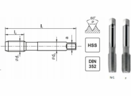 Fanar TAPS UNF 3/8-24 DIN-2181/2 (2B) HSS