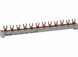 Noark Noark 101448 3-FAZ 10MM2 63A 54MOD 1M BBU 3L 10 M54 Připojovací lišta