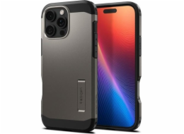 Spigen Pouzdro Tough Armor MAG pro iPhone 16 Pro MagSafe, stříbrné, ACS08145
