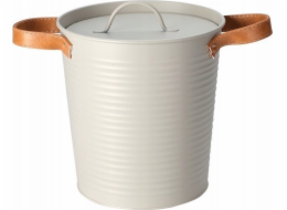 Home Styling Collection Kolekce pro domácí styling Kbelík na led ve tvaru plechovky, uzavřený, kožené rukojeti, O 19,5