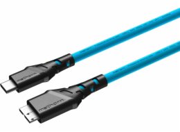 Ednet USB kabel Mathorn MTC-230 Photo kabel 2m 10Gbps USB C - MicroB ArcticBlue