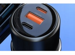Vega Nabíječka ECOBOX do auta USB+TYPE-C QC3.0+PD 160W ČERNÁ>