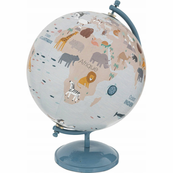 Atmosphera Atmosférický glóbus pro děti se zvířaty, 20 cm