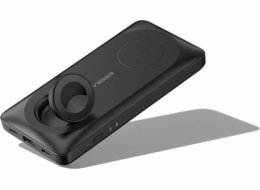 Veger Powerbanka Powerbanka VEGER 10 000 mAh s indukčním nabíjením kompatibilní s MagSafe PD QC3.0 3A 22,5W MagMulti (W1156) černá