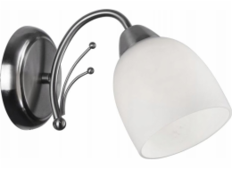 Candellux Nástěnná lampa Reality Alice Nástěnná lampa 1x60W E27 Matný nikl / Bílá 217101-07