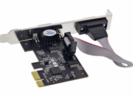 Longshine Řadič karta rozhraní Longshine, 2 porty sériového portu, PCI Express I/O karta, LCS-6321M