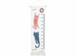 Home Styling Collection Nástěnné plátno s třásněmi na míru pro domácnost, kolekce pro výškové měření, výška až 160 cm, 40 x 140 cm