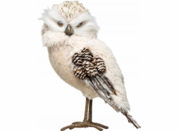 Atmosphera Figurka sovy s polyesterovým povlakem, 23 cm