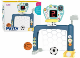 LeanToys Sada 3 v 1 pro batolata, hry na zručnost, golf, basketbal, fotbal