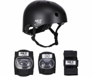 Nils Extreme Přilba MR290+H230 se sadou chráničů, černá, ...