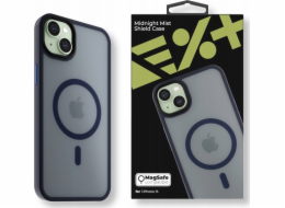 NEXT ONE Pouzdro NEXT ONE Mist Shield MagSafe pro iPhone 15 v barvě půlnoční modré