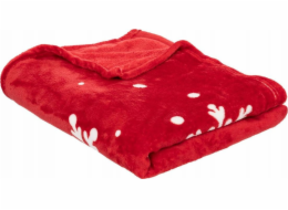 Atmosphera Deka Red Snowflake, 130 x 180 cm