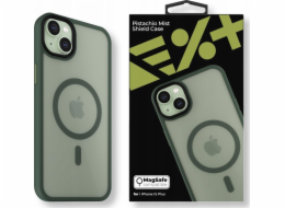 NEXT ONE Pouzdro NEXT ONE Mist Shield MagSafe pro iPhone 15 Plus pistáciová