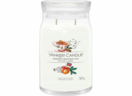 Yankee Candle Vánoční čajová svíčka Yankee Candle Signature London velká 567 g