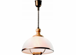 Lamkur Závěsná lampa Lamkur Ramona 47942 závěsná lampa 1x60W E27 bílá/borovice
