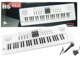 LeanToys Elektrické piano s USB mikrofonem