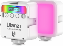 Ulanzi Ulanzi VL49 LED panelové světlo s dobíjecí baterií RGB, WB (2500K - 9000K), bílé