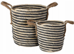 Home Styling Collection Úložné koše s rukojeťmi z kolekce Home Styling, 2 kusy