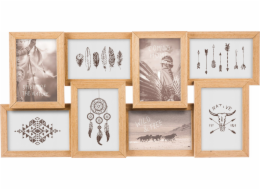 Atmosphera Dřevěný víceúčelový fotorámeček Frame, fotorámeček, fotorámečky na zeď, fotorámečky, víceúčelový, dřevěné rámy