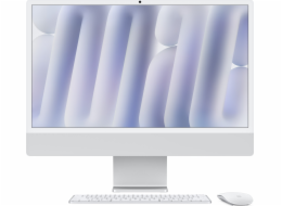 Apple iMac 24 palců: M4 10/10, 16 GB, 256GB SSD – stříbrný Nano