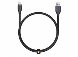 KABEL AUKEY USB-A - USB-C, 5GBPS, QC 15W, OPLETENÝ, 2M