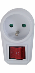 Esperanza ELK301W Elektrický rozdělovač s 1 zásuvkou Bílý