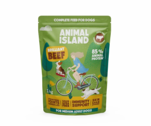 ANIMAL ISLAND Hovězí maso - suché krmivo pro psy - 1kg
