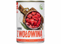 TufTuf TUF TUF Krmivo pro hovězí maso - Mokré krmivo pro psy - 800 g
