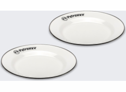 Petromax Smaltované talíře Petromax 26 cm 2 ks BÍLÉ