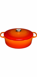 Le Creuset Signature Casserole oval 31 cm volcanic