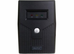 Digitus UPS Line-Ineractive LED BASIC, 800VA/480W, 1x12V/9A, AVR, 2x Schuko CEE 7/3