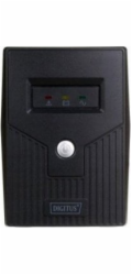 Digitus UPS Line-Ineractive LED BASIC, 800VA/480W, 1x12V/9A, AVR, 2x Schuko CEE 7/3