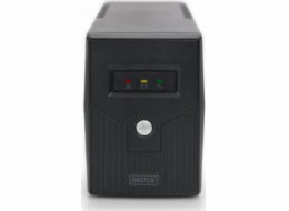 Digitus UPS Line-Ineractive LED BASIC, 600VA/360W, 1x12V/7Ah, AVR, 2x Schuko CEE 7/3