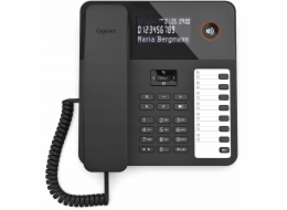 Gigaset Drátový telefon Desk600, černý