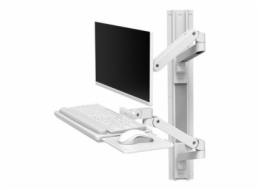 Ergotron LX Pro - Montá?ní sada (2 ramena, 2 rozšíření, zásuvka pro klávesnici, vysouvací podlo?ka pod myš, dr?ák na myš, 2 základny pro montá? na stěnu, nástěnná trasa 34", svorka na zeď, 2 cable cha