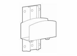 Ergotron LX Pro - Montá?ní sada (nástěnná kolejnice 10 palců (25,4 cm), montá?) - pro PC case - small - ocel, hliník - tmavě šedá