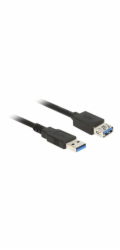 Delock Prodlužovací kabel USB 3.0 Typ-A samec > USB 3.0 Typ-A samice 0,5 m černý