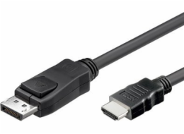 Alcasa Kabel HDMI 5m, DisplayPort, černý