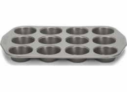 Patisse Tvar na muffiny 35 cm antracitová ocel 12 přihrádek