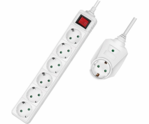 LogiLink Přepěťová ochrana prodlužovací lišta, 7 zásuvek,...