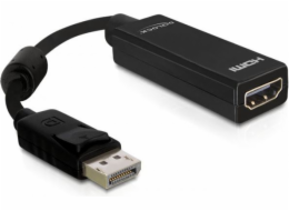 Delock AV adaptér DisplayPort - HDMI černý (61849)
