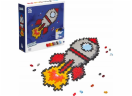 Plus Plus PLUS-PLUS PUZZLE PODLE ČÍSEL RAKETA - 500 DÍLŮ