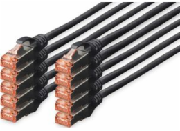 Digitus patchcord CAT 6 S/FTP, 0,25 m, 10 ks (DK-1644-0025-BL-10)