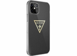 Guess Pouzdro Guess Metallic Collection HardCase pro iPhone 12 mini černé