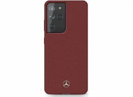 Mercedes Mercedes MEHCS21LSILRE S21 Ultra G998 červený/červený pevný silikonový kufr Line