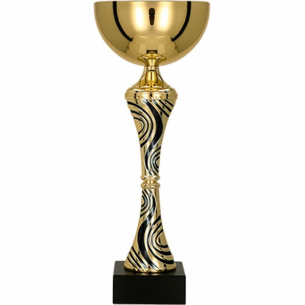 Victoria Sport Kovový sportovní hrnek Gold-Black